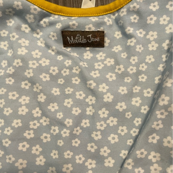 Matilda Jane Joyful Jamboree Pink Blue floral checkered Sleeveless Sundress -5T - Picture 2 of 9